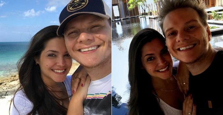Thais Fersoza e Michel Teló: descanso em Turks e Caicos