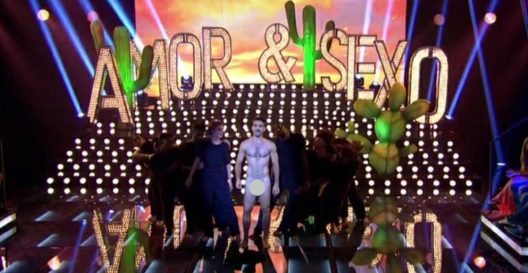 Bailarino comenta nu frontal no palco do ‘Amor & Sexo’: “Chorei muito”