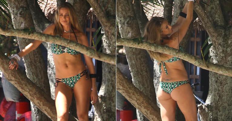 Aos 40 anos, Luana Piovani exibe boa forma em ensaio de biquíni