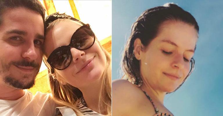 Grávida de Pedro Neschling, Vitoria Frate aparece de biquíni e exibe barrigão na praia