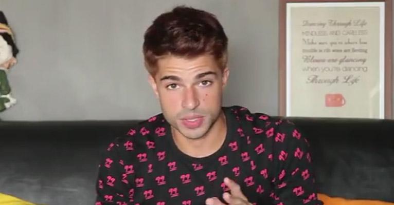 Diego Montez se torna youtuber e brinca com o fato de ser filho de Sônia Lima