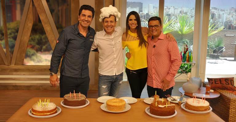 Celso Zucatelli comemora seu aniversário no Melhor Pra Você