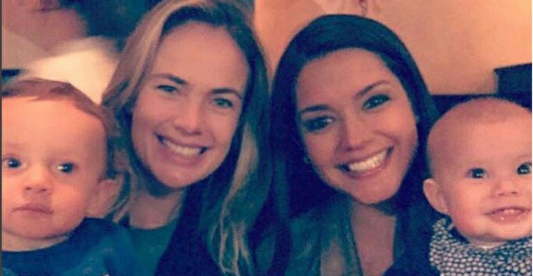 Após anunciar nova gravidez, Thais Fersoza posa com Thaís Pacholek