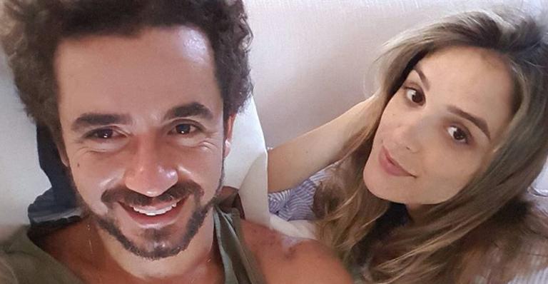 Rafa Brites se derrete pelo lado paizão de Felipe Andreoli: “Eu amei conhecer o pai do meu filho”