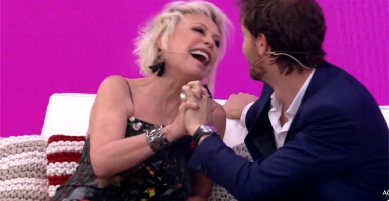 No ‘Mais Você’, Ana Maria Braga pede para convidado adivinhar a cor de sua calcinha