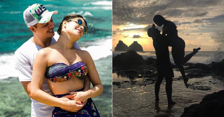 Wesley Safadão e Thyane Dantas curtem viagem romântica em Fernando de Noronha