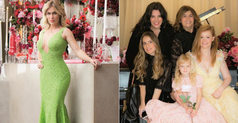 Ludmila e Kimberly prestigiam Martha Medeiros em L.A.