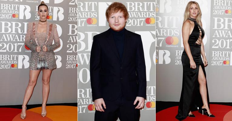 Brit Awards: Katy Perry, Ed Sheeran e astros da música marcam presença