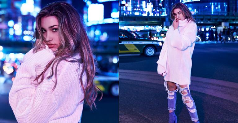 Sasha Meneghel arrasa em fotos para sua coleção de roupas