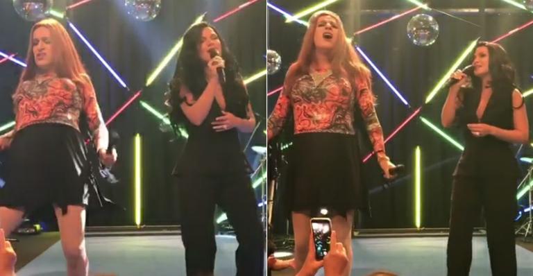 Eliana e Tom Cavalcante fazem divertido cover de Maiara e Maraisa na TV