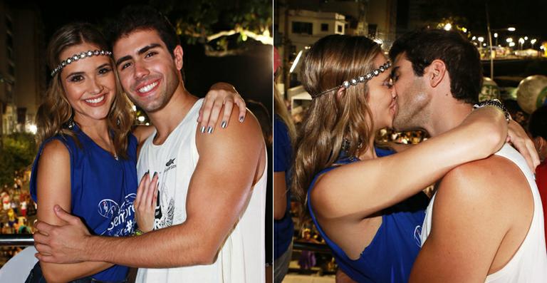 Juliana Paiva e Juliano Laham curtem a folia de Anitta em Salvador