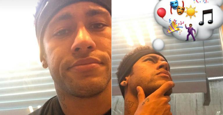 Na Espanha, Neymar brinca: “Nem queria carnaval mesmo”