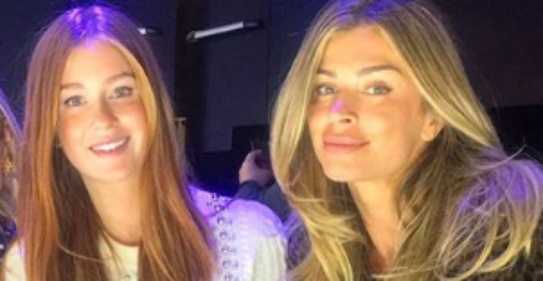 Marina Ruy Barbosa e Grazi Massafera se encontram em Milão