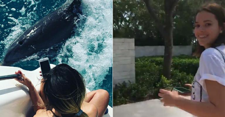 Bruna Marquezine e Tatá Werneck fogem da folia e vão para o Caribe