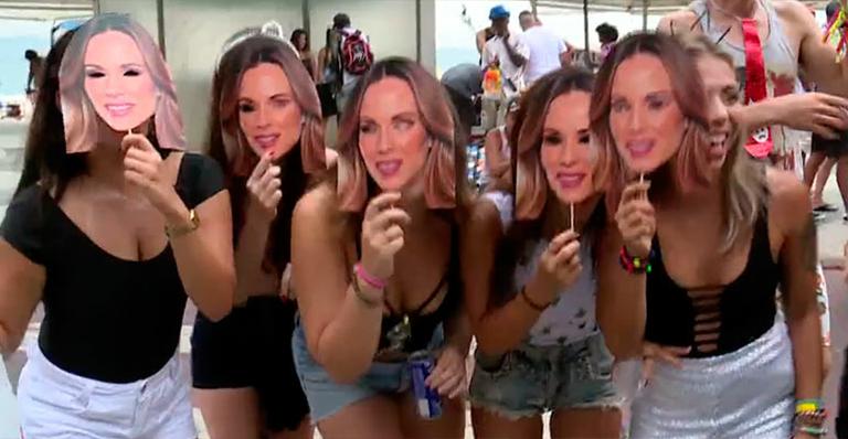 Ana Furtado ganha bloco em sua homenagem e comemora: ‘Amei’