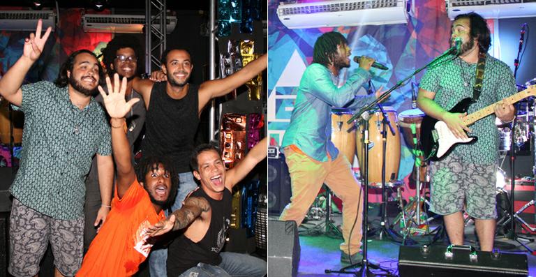 Banda da família Gil agita o camarote UOL na Sapucaí