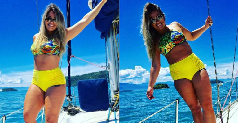 Fani Pacheco exibe celulites e defende ‘quebra de padrão’: “Beleza além do peso”