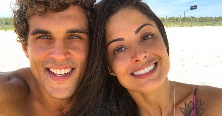 Após maratona de Carnaval, Aline Riscado comemora 1 ano de namoro com Felipe Roque e se declara