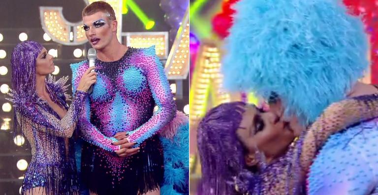 Rodrigo Hilbert vira drag queen no ‘Amor & Sexo’ e ganha beijão de Fernanda Lima