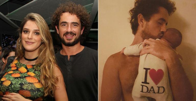 Felipe Andreoli mostra foto com o filho, Rocco