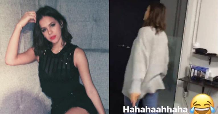 Neymar obriga Bruna Marquezine a fazer polichinelos após perder jogo