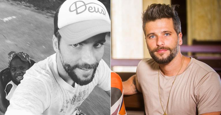 De folga, Bruno Gagliasso anda de bicicleta com Titi Gagliasso: “Rolê com o papai”