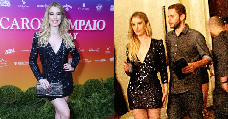 Fernanda Keulla curte festa no Rio acompanhada