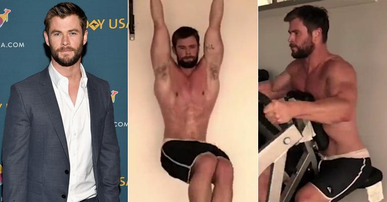 Chris Hemsworth mostra sua rotina insana de treinos para conquistar seu corpo musculoso