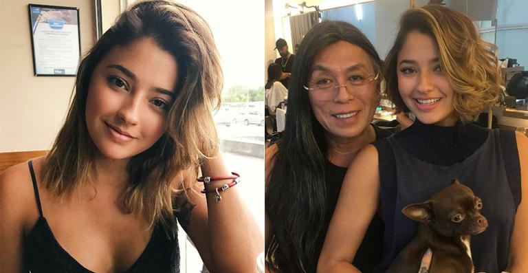 Carol Oliveira renova seu visual e adere ao corte chanel