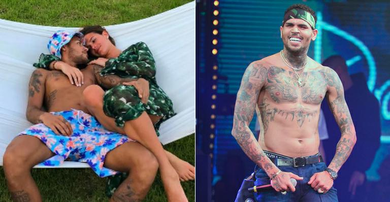 Após confusão com Bruna Marquezine, Chris Brown posta vídeo de Neymar dançando seu hit
