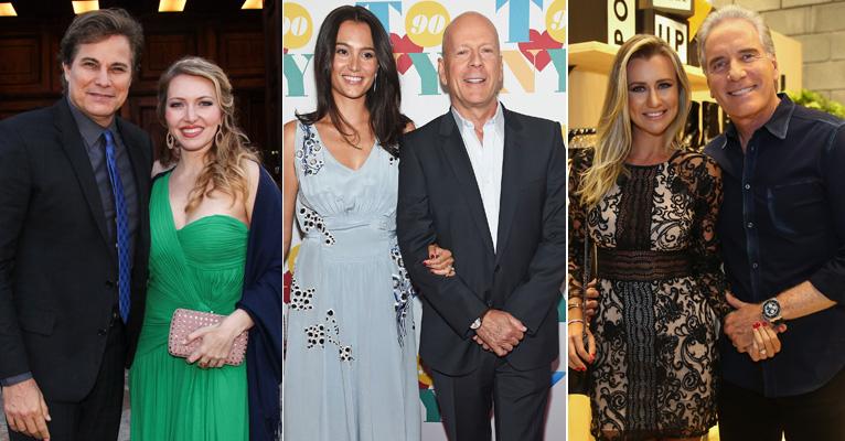 Amor entre gerações! Veja casais famosos que têm 20 anos (ou mais) de diferença de idade