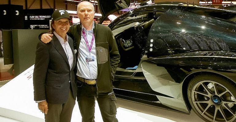 Emerson Fittipaldi e Jim Glickenhaus: encontro na Suíça