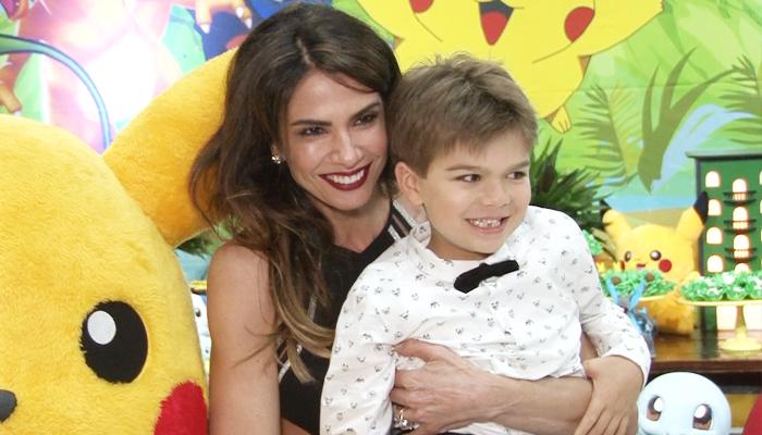 Luciana Gimenez celebra o aniversário do seu caçula, Lorenzo