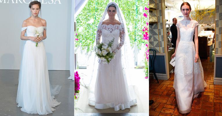 Saiba quais são as tendências de vestido de noiva para o outono