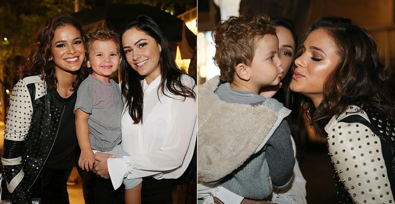 Bruna Marquezine: carinho do filho de Lu Tranchesi