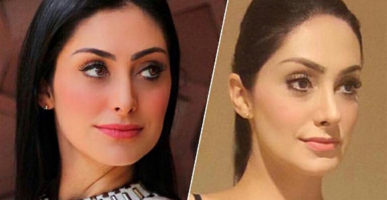 Francine Piaia mostra antes e depois de bichectomia