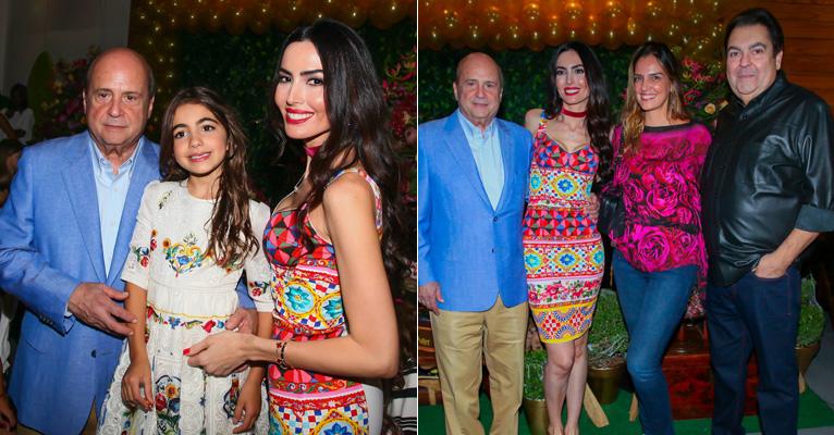 Faustão e vips marcam presença na festa de 6 anos de Maria Clara, filha de Iara e Carlos Jereissati
