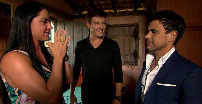 Graciele Lacerda come ovo cru em ‘homenagem’ a Zezé di Camargo na TV