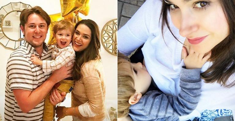 Fernanda Machado mostra foto amamentando o filho: ’21 meses de amor líquido’