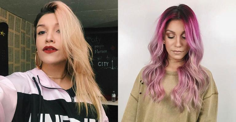 Novo look! Priscilla Alcântara volta ao seu cabelo pink