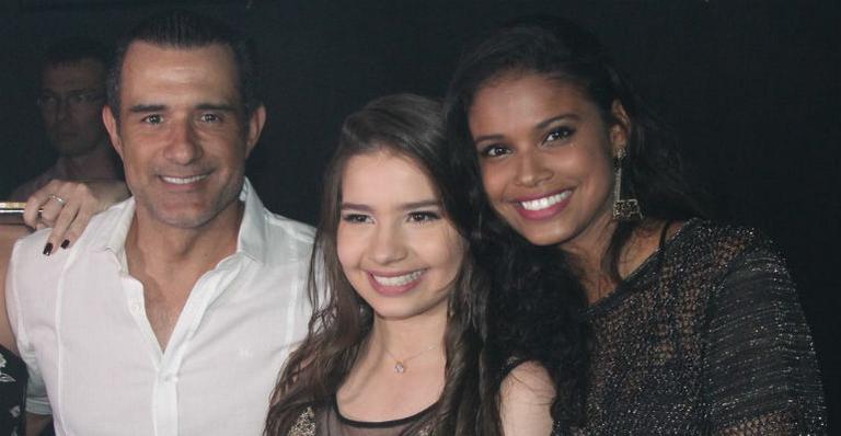 Com Marcos Pasquim e Aline Dias, Milena Melo celebra seus 14 anos