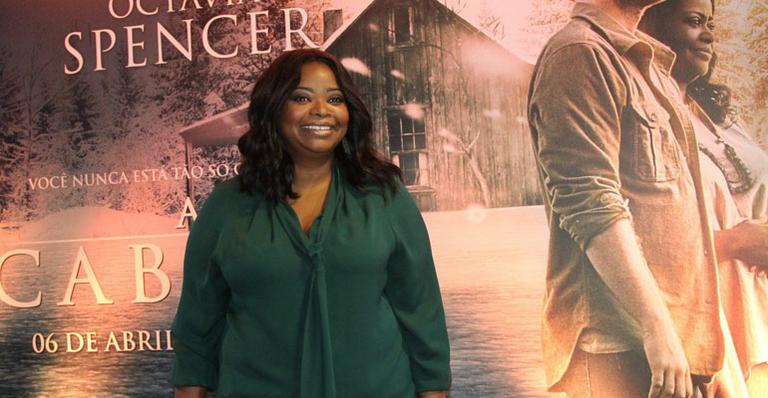 Octavia Spencer divulga o filme ‘A Cabana’, no Rio de Janeiro