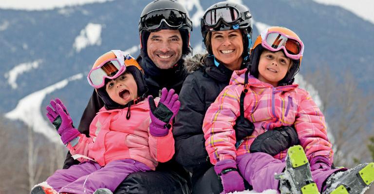 Patricia Maldonado e Guilherme Arruda: esqui em Vermont