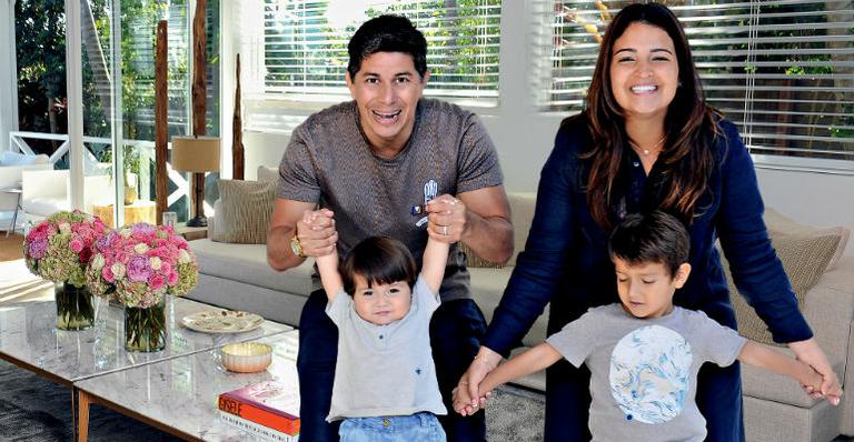 Darío Conca e seu clã: diversão na Flórida