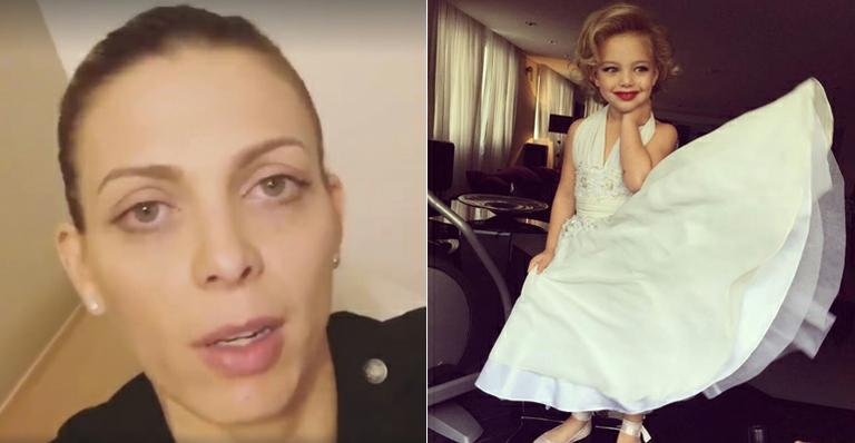 Sheila Mello rebate críticas à roupa da filha em festa de aniversário: “Quem vê erotização precisa de tratamento”