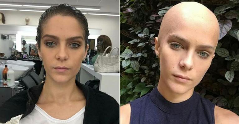 Isabella Santoni careca: veja como é feita a caracterização para ‘A Lei do Amor’