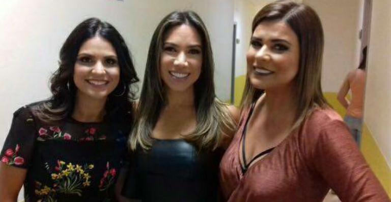 Mara Maravilha se emociona em reencontro com Aline Barros