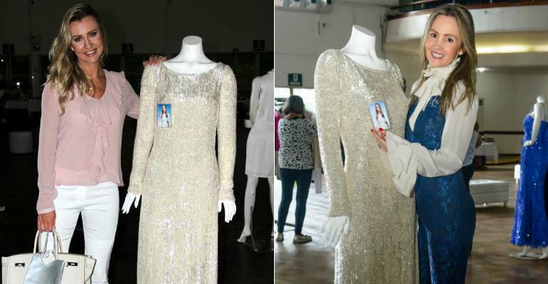 Ana Paula Siebert e Melissa Wilman participam de bazar beneficente
