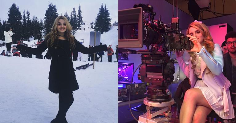 Victoria Vida, atriz filha de brasileiros, grava nova temporada de série da Netflix