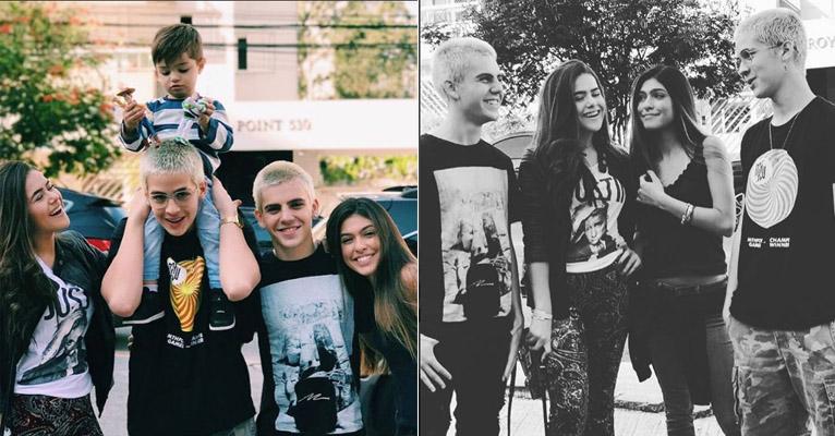 João Guilherme curte passeio com Fernanda Concon e Maisa Silva e fãs pedem que ele namore uma delas